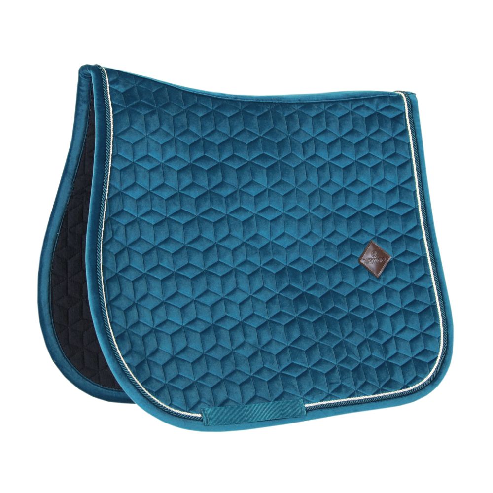 KENTUCKY® HORSEWEAR Schabracke Velvet Springen, smaragdgrün