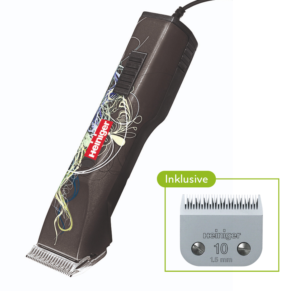 HEINIGER SAPHIR CORD Schermaschine mit Scherkopf No. 10