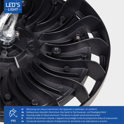 SHADA Hallentiefstrahler High Bay - 100 W 11.000 lm 3.000 K/4.000 K/6.000 K - San'an LED