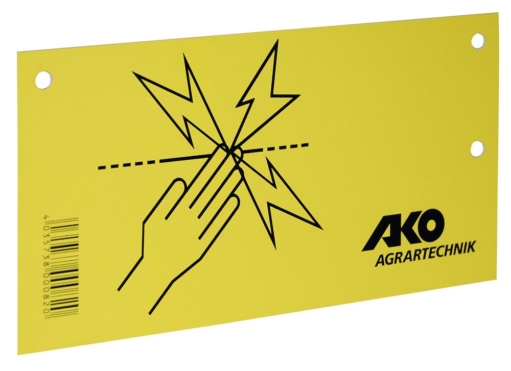 AKO Warnschild – Elektrozaun
