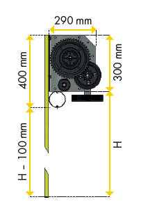 PATURA Elektro-Agrartor Pro, 4,00 m Breite