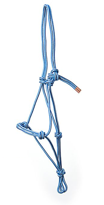 WESTERN IMPORTS® KNOTENHALFTER, himmelblau/blau