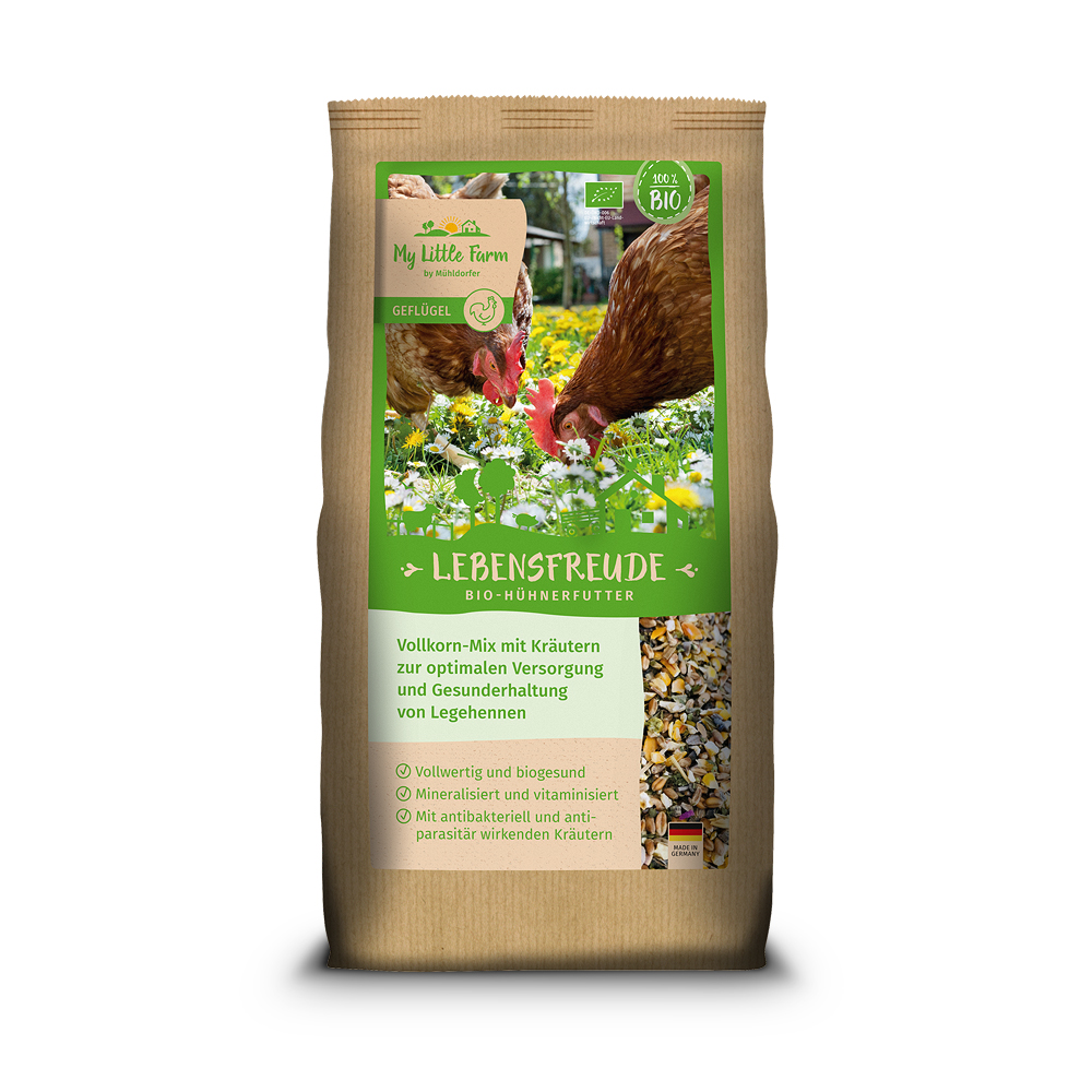 MY LITTLE FARM Bio-Hühnerfutter Lebensfreude