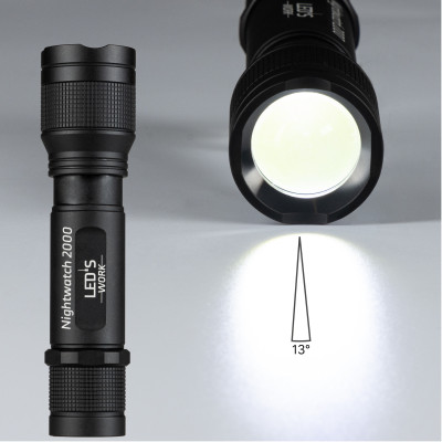 SHADA Taschenlampe - 2.000 lm 6.500 K Lithium-Ionen 14,8 Wh