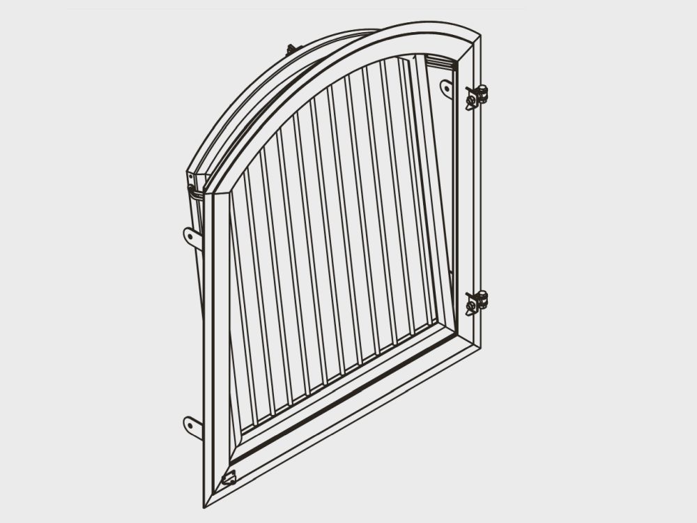 GROWI® Dreh-Kippfenster-Bogen