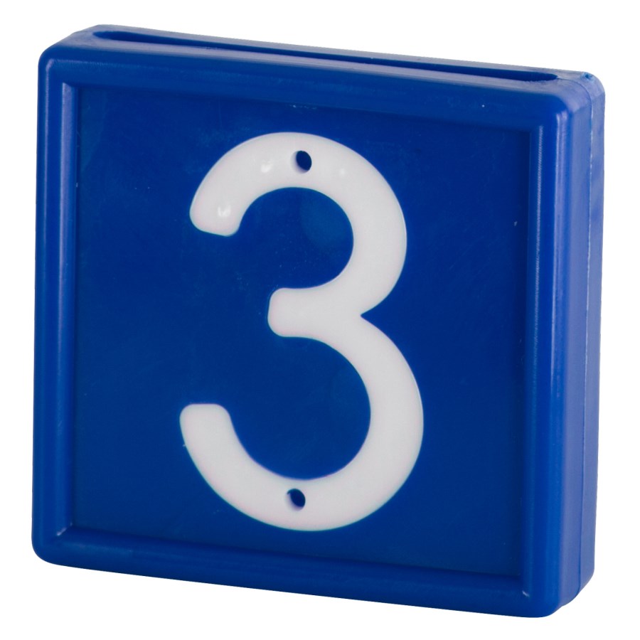 KERBL Nummernblock Standard, blau