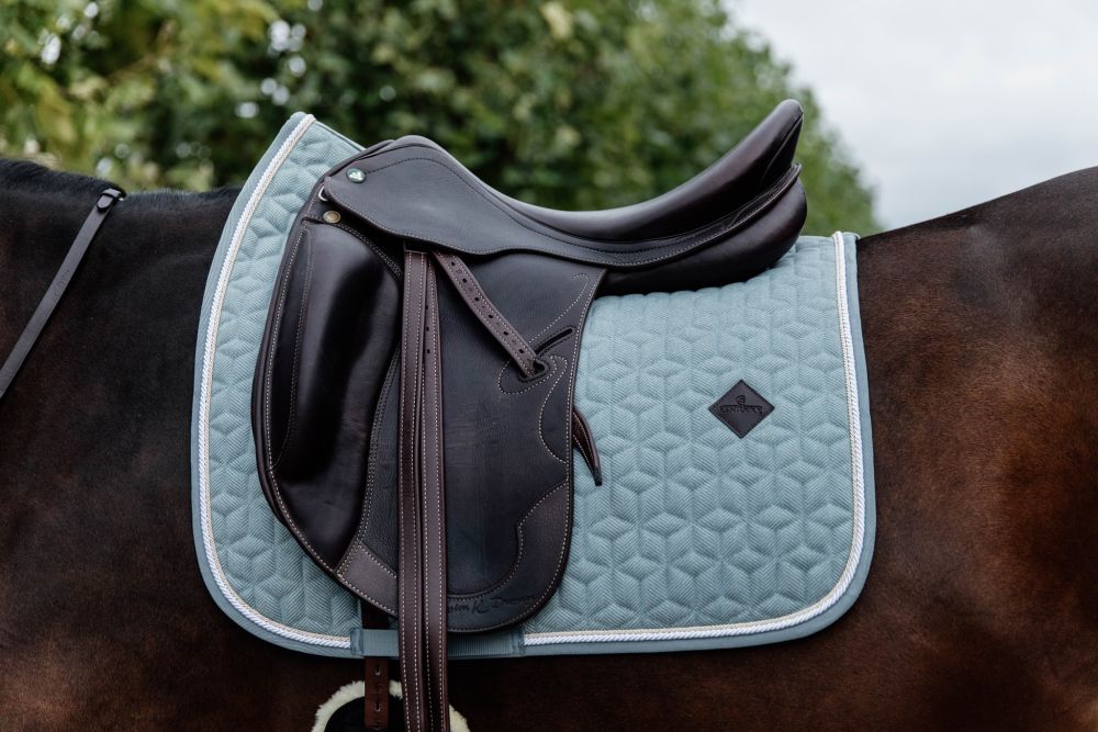 KENTUCKY® HORSEWEAR Schabracke Wolle Dressur, hellblau