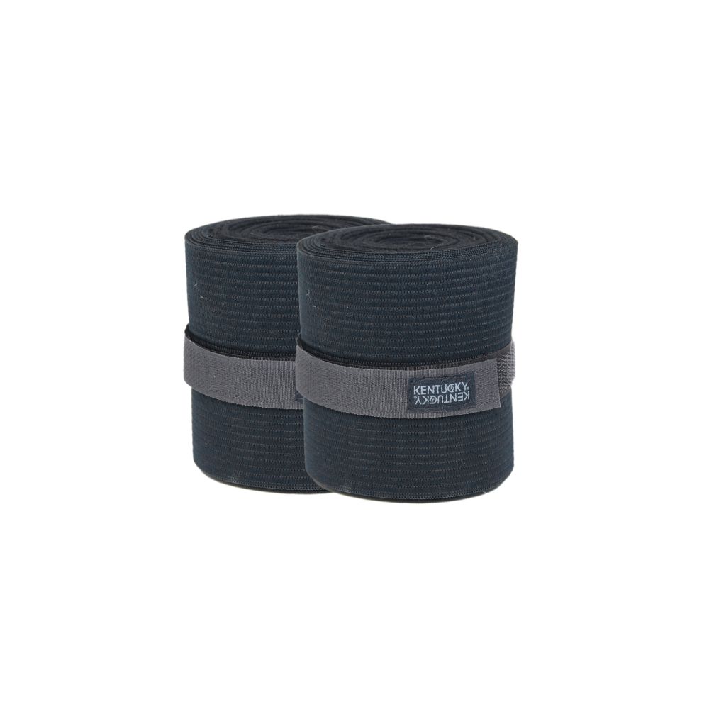 KENTUCKY® HORSEWEAR Polar Fleece- und Elastik-Bandagen, 2 er-Set, schwarz