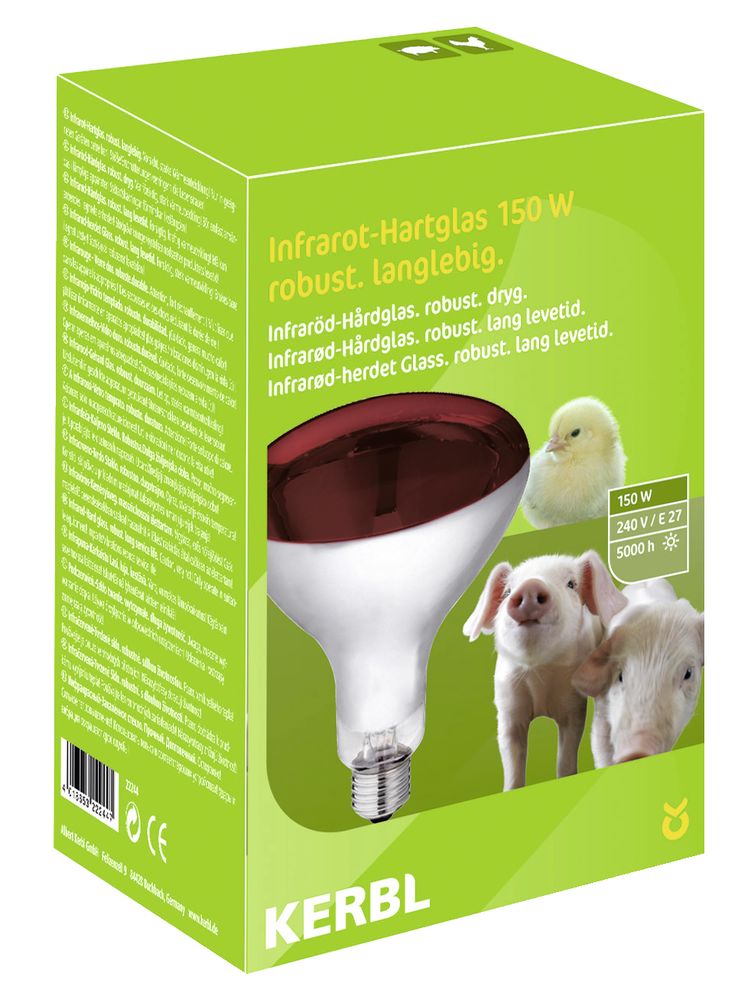 KERBL Hartglas-Infrarotlampe 
