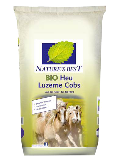 NATURE´S BEST Bio Heu Luzerne Cobs