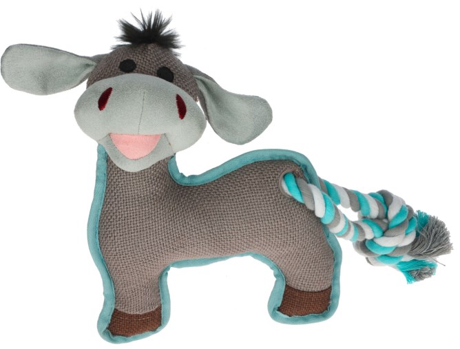 KERBL Hundespielzeug Esel Ferdi, 28 cm