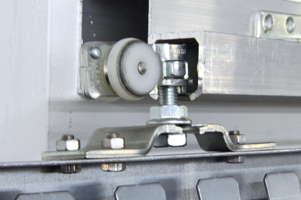 GROWI® Befestigungssystem für seitenverschiebbaren Pendelstreifenvorhang, Breite: 150 cm