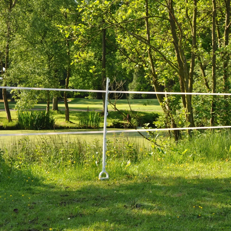 GALLAGHER Steigbügelpfahl 1,55 m, weiß (5 Stück)