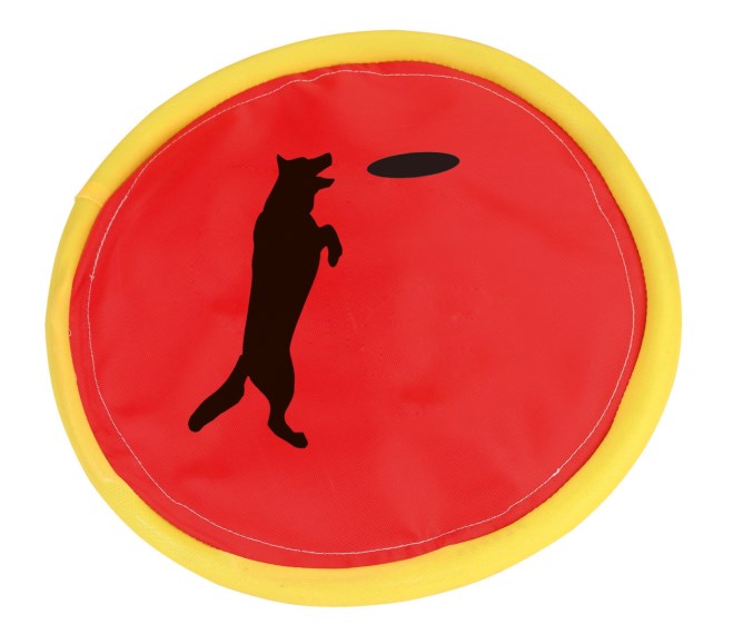 KERBL Nylon Frisbee 24 cm neonfarben