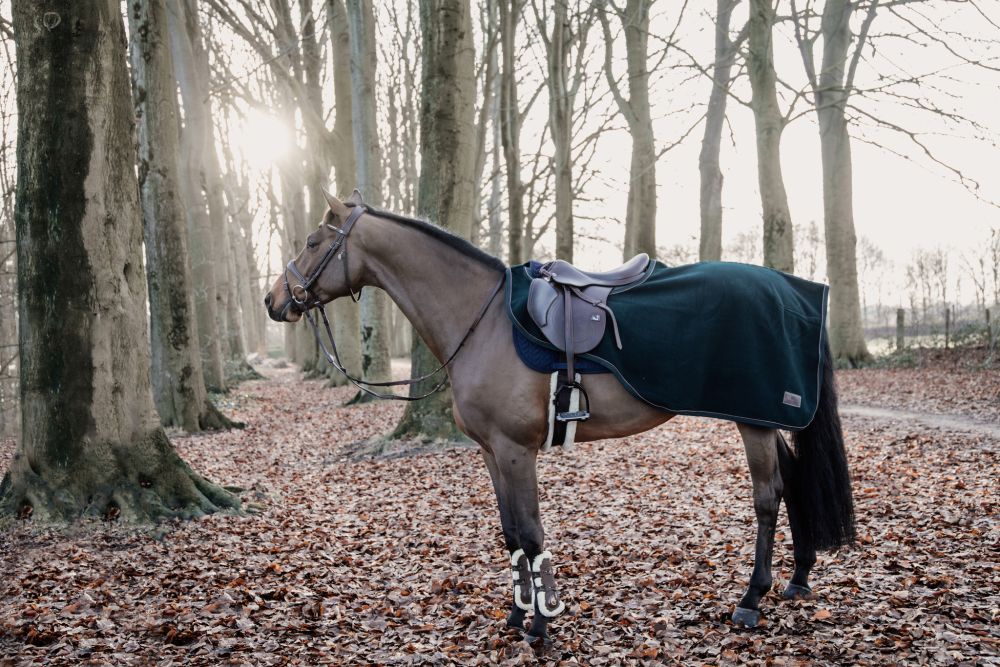 KENTUCKY® HORSEWEAR Ausreitdecke Heavy Fleece, pinien-grün