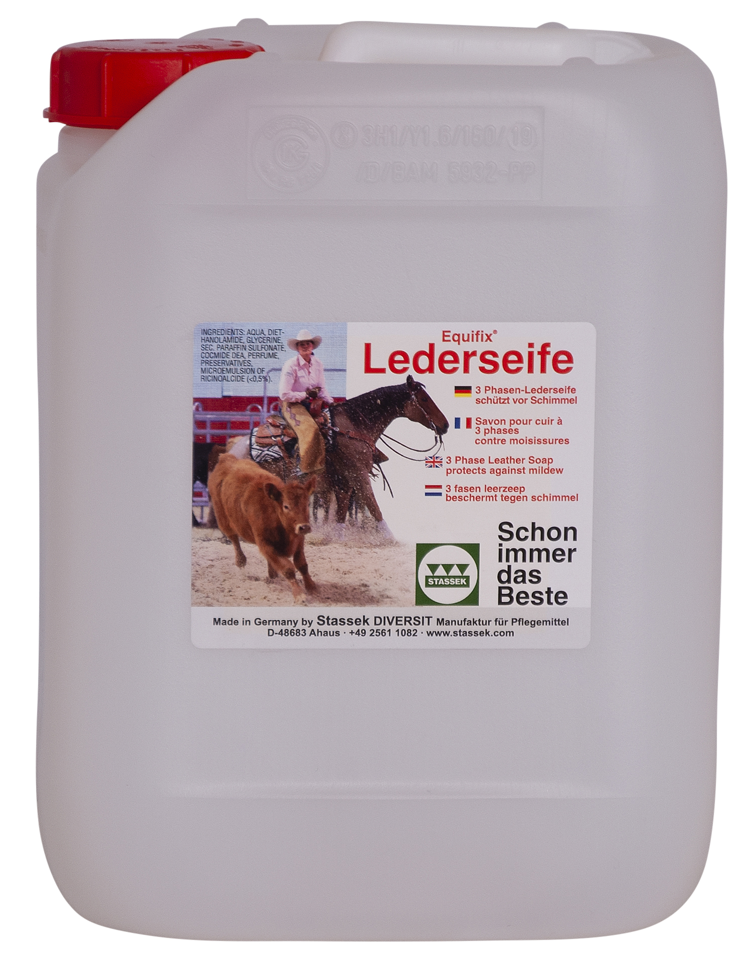 STASSEK Equifix® 3-Phasen Lederseife