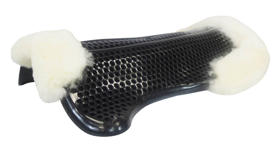 Equest Gel-Pad Light vorne u. hinten m. Lammfell