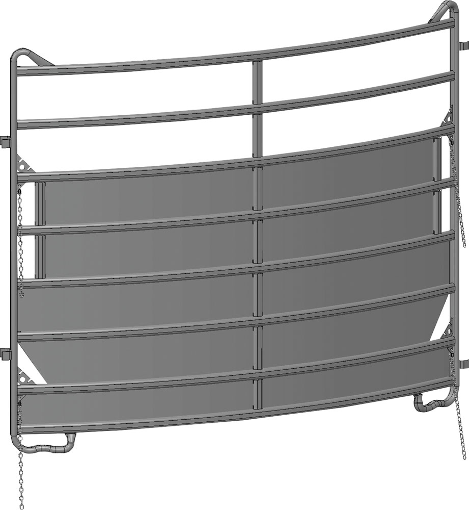 Weidepanel mit Kurve Plus