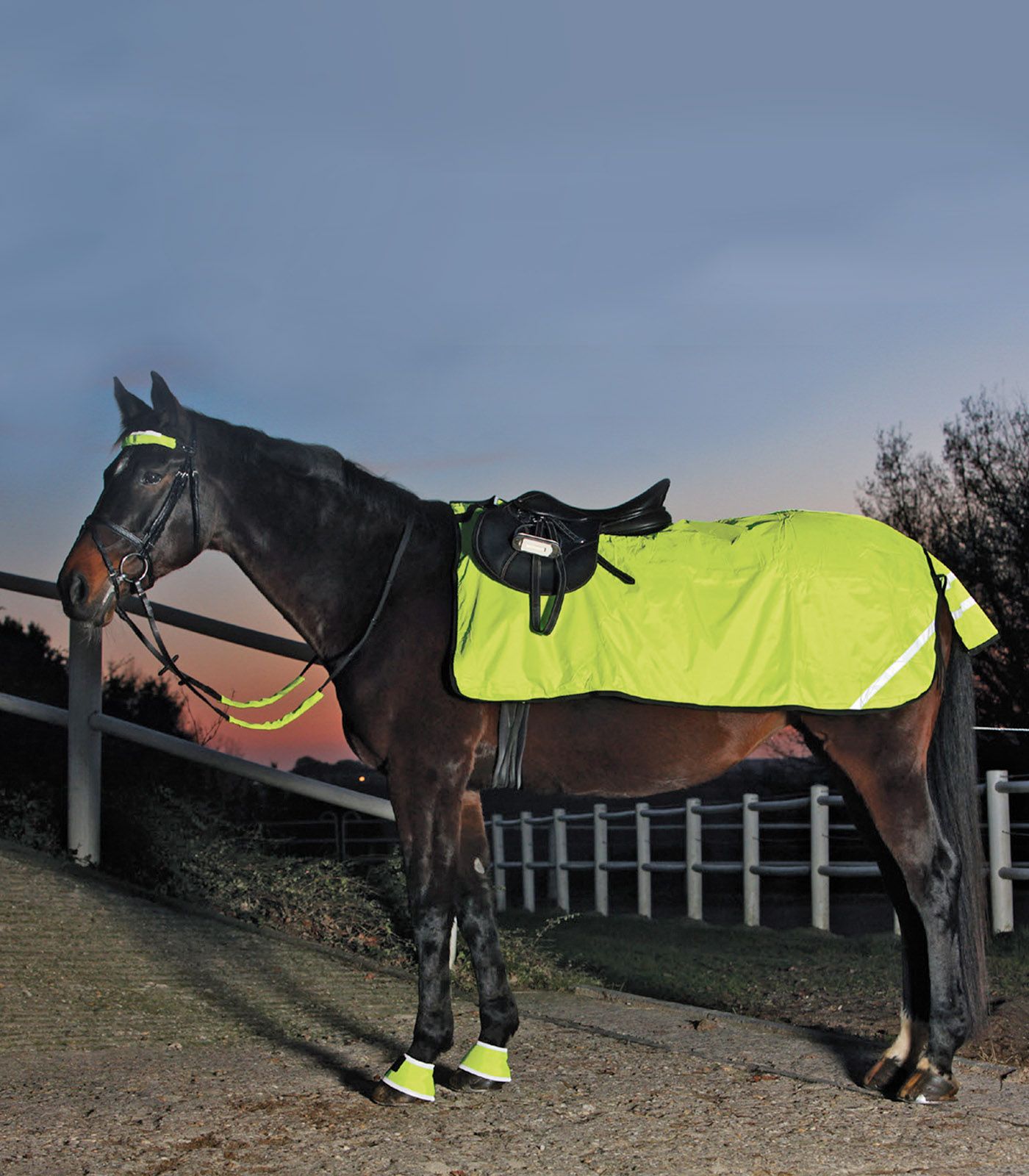 WALDHAUSEN REFLEX Nierendecke Fleece, neon gelb