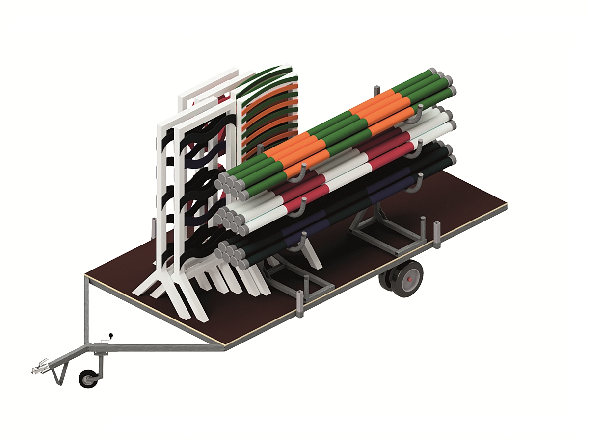 GROWI® Hindernisstangenwagen