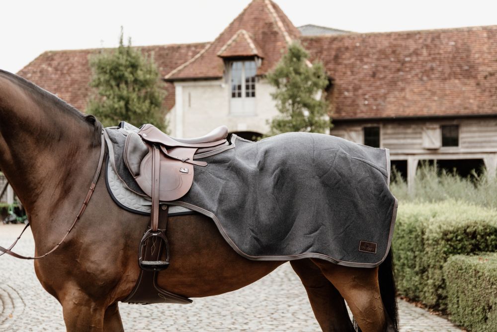 KENTUCKY® HORSEWEAR Ausreitdecke Heavy Fleece, dunkelgrau
