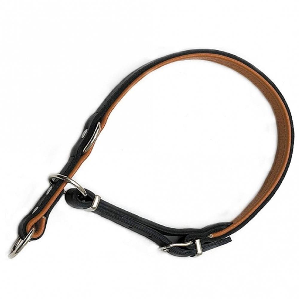 KARLIE RONDO Zughalsband, schwarz/cognac