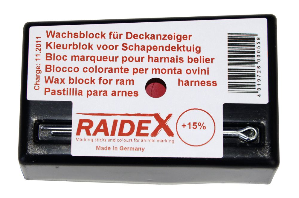 Wachsblock RAIDEX für Bocksprunggeschirr