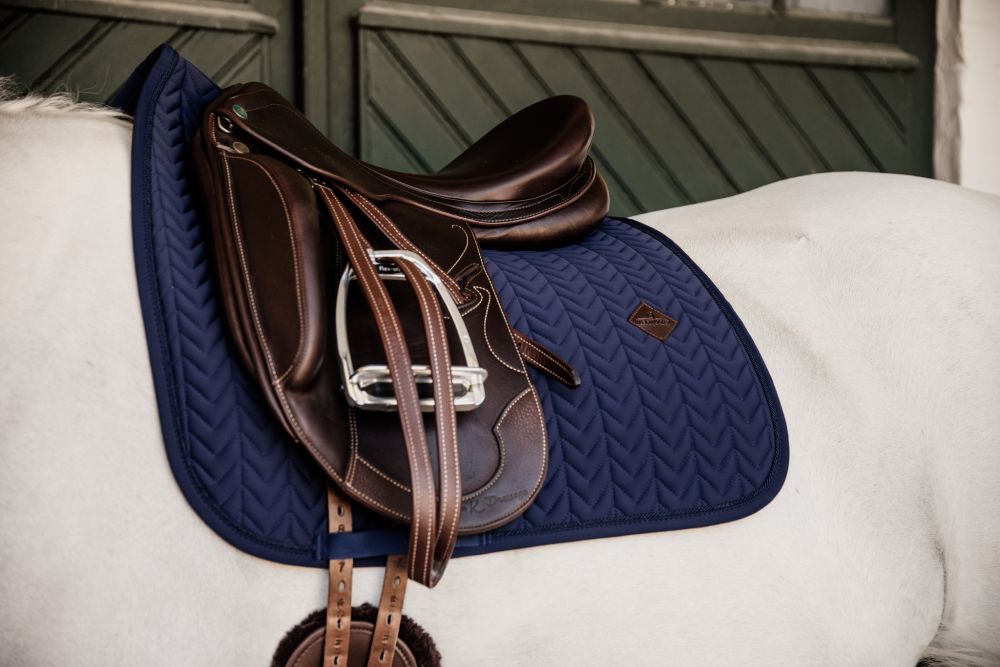 KENTUCKY® HORSEWEAR Schabracke Fishbone Dressur, marine