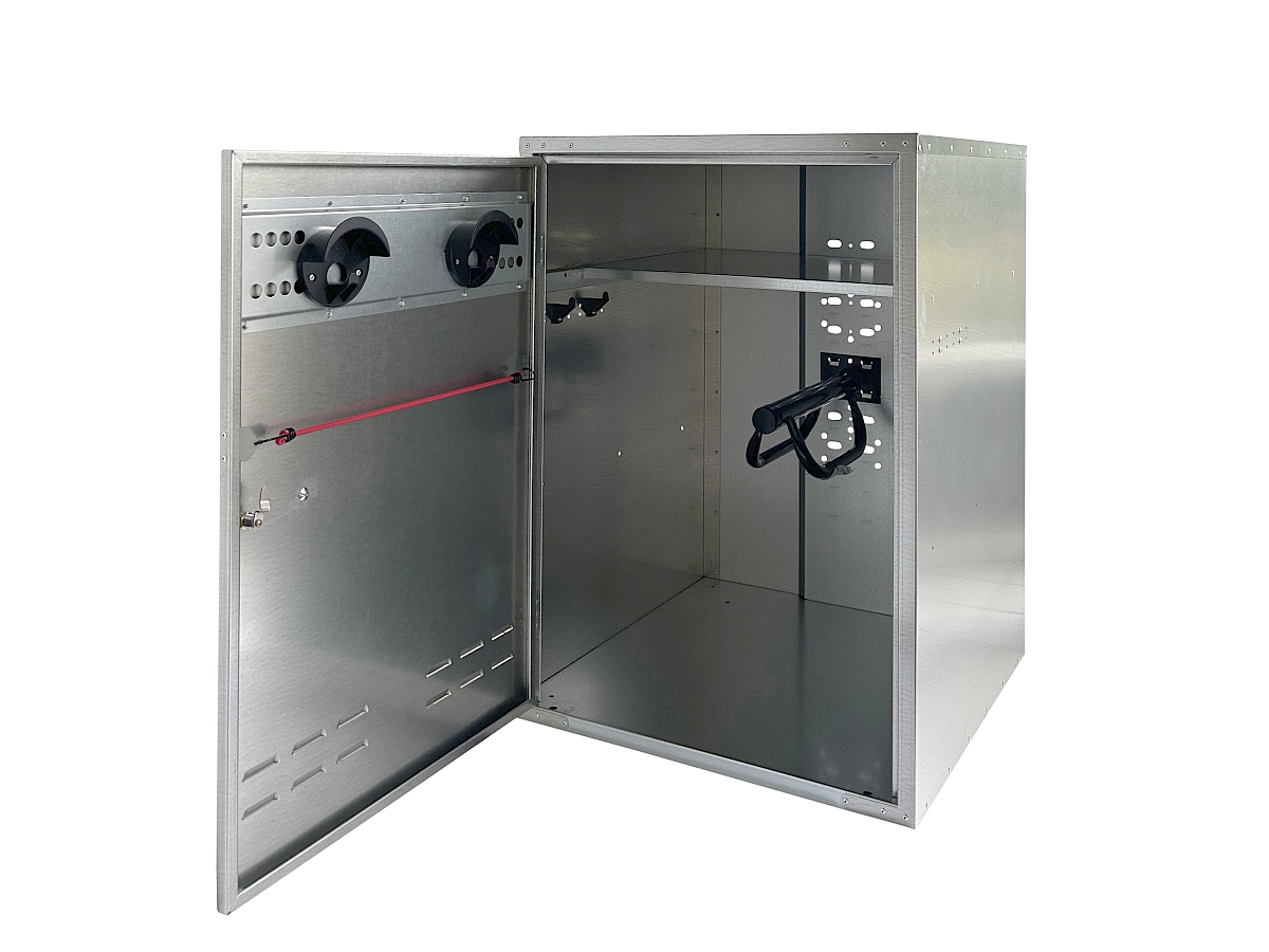 GROWI® Sattelschrank mit Zylinderschloss, 75 cm breit 