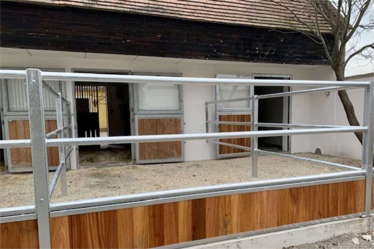 HAU Paddockstandsäule für Eck- und Längsverbindungen