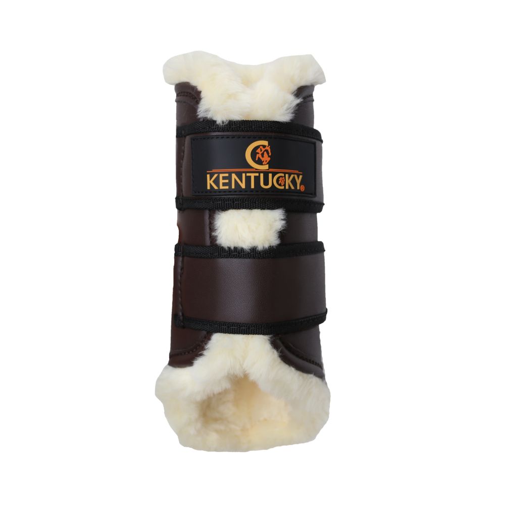 KENTUCKY® HORSEWEAR Arbeitsgamasche Kunstleder hinten, braun