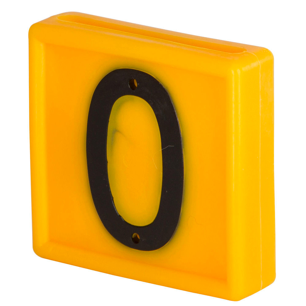KERBL Nummernblock Standard, gelb