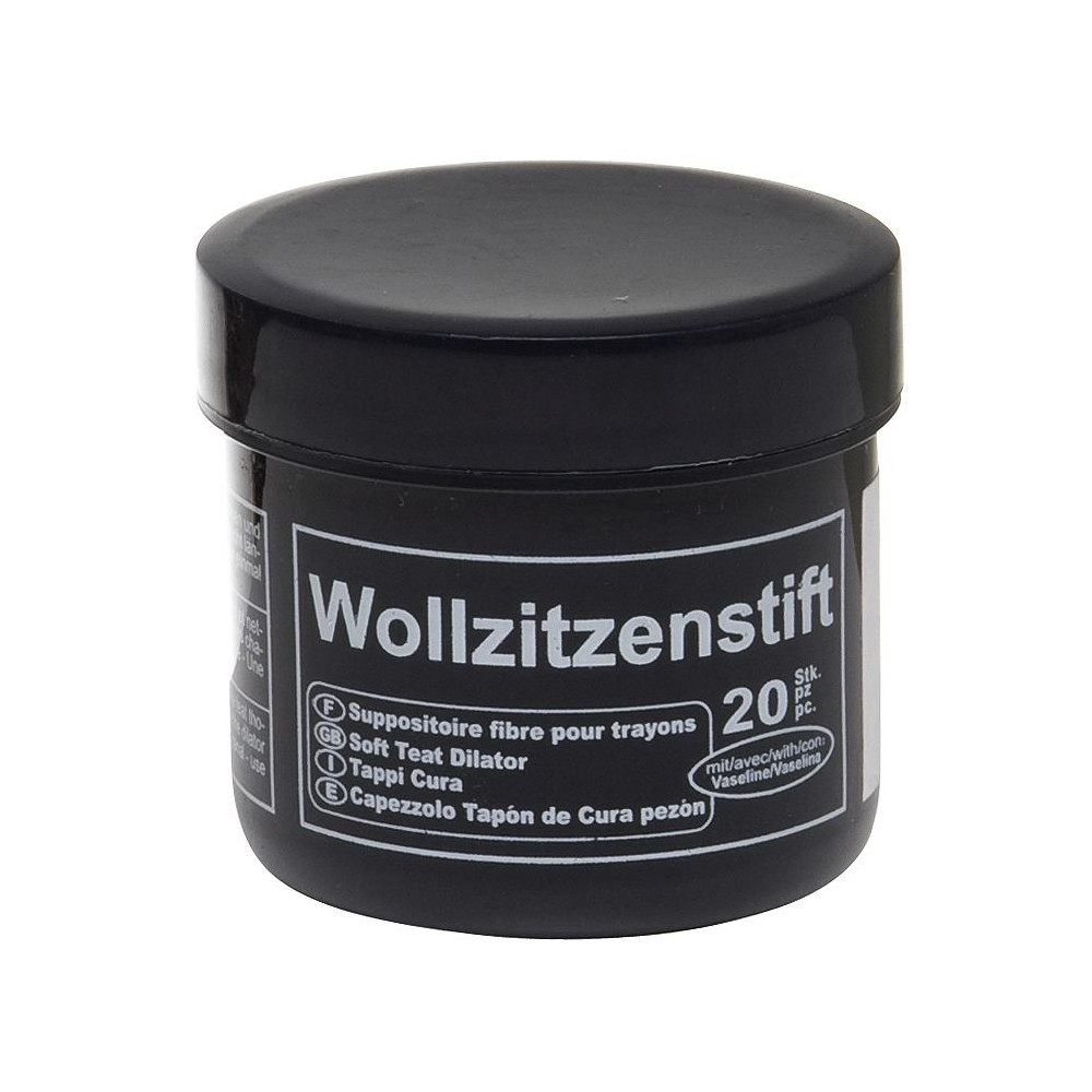 Wollzitzenstifte mit Salbe