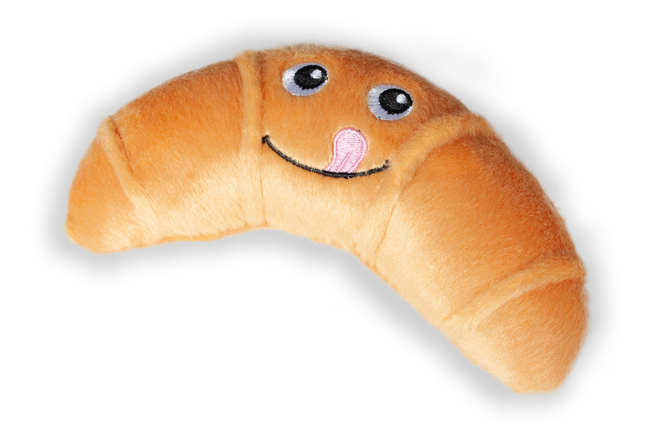 Hundespielzeug Plüsch Croissant