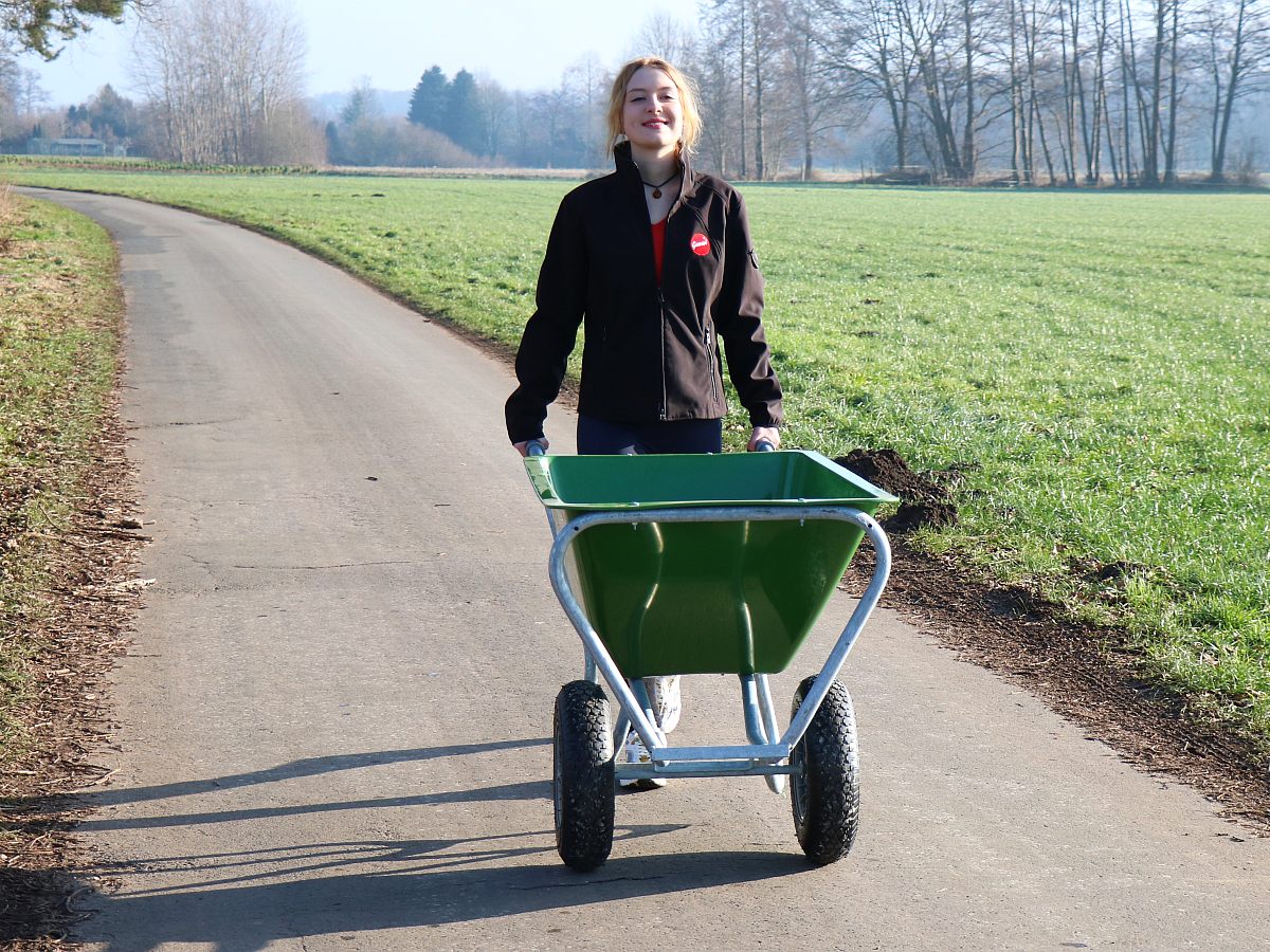 GROWI® Compactkarre PE 2-rädrig 170 Liter
