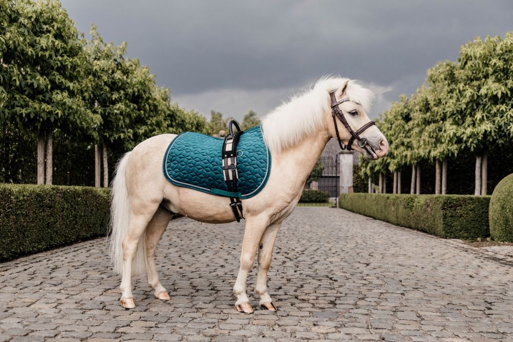 KENTUCKY® HORSEWEAR Pony-Schabracke Velvet Springen, smaragdgrün
