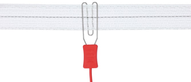 AKO Zaunanschlusskabel mit Herzklemme