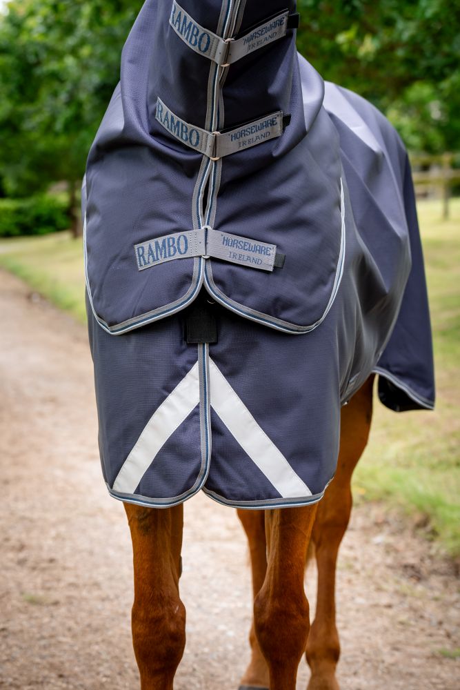 HORSEWARE® Rambo® Duo Force 2.0, 100 g (+ 100 g & 300 g Liner), navy/thunderstorm