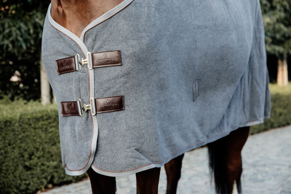 KENTUCKY® HORSEWEAR Abschwitzdecke Heavy Fleece, grau