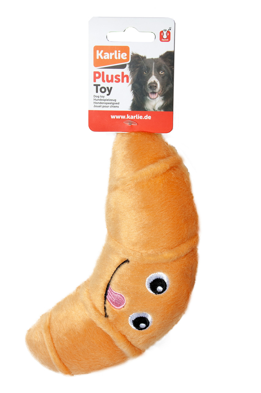 Hundespielzeug Plüsch Croissant