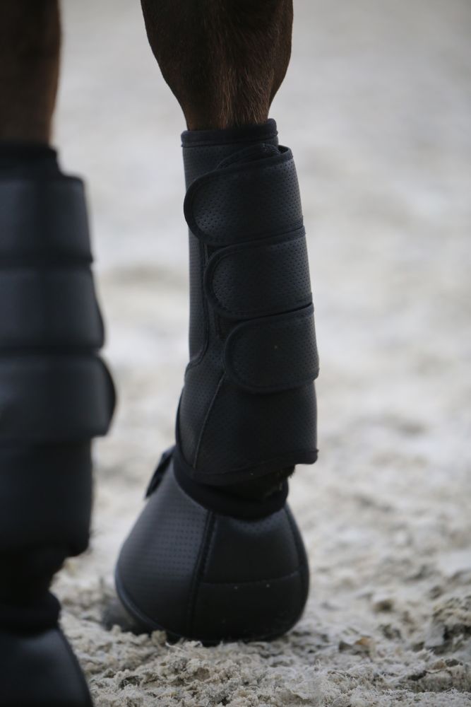 KENTUCKY® HORSEWEAR Geländegamaschen Air Tech vorne, schwarz