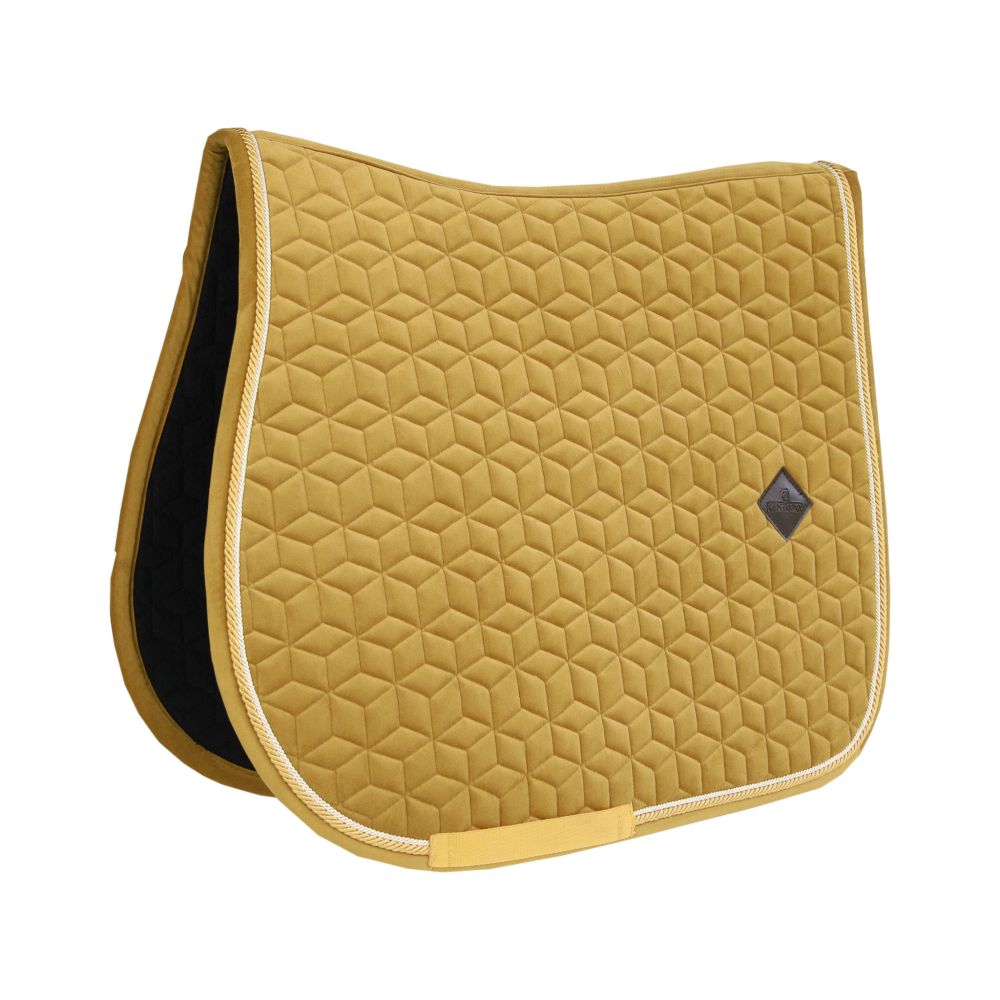 KENTUCKY® HORSEWEAR Schabracke Velvet Springen, senfgelb