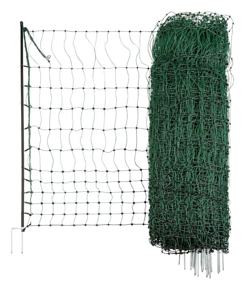 AKO Geflügelnetz PoultryNet, grün, Höhe: 106 cm, elektrifizierbar