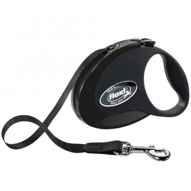 Flexi Rollleine STYLE Gurt schwarz 