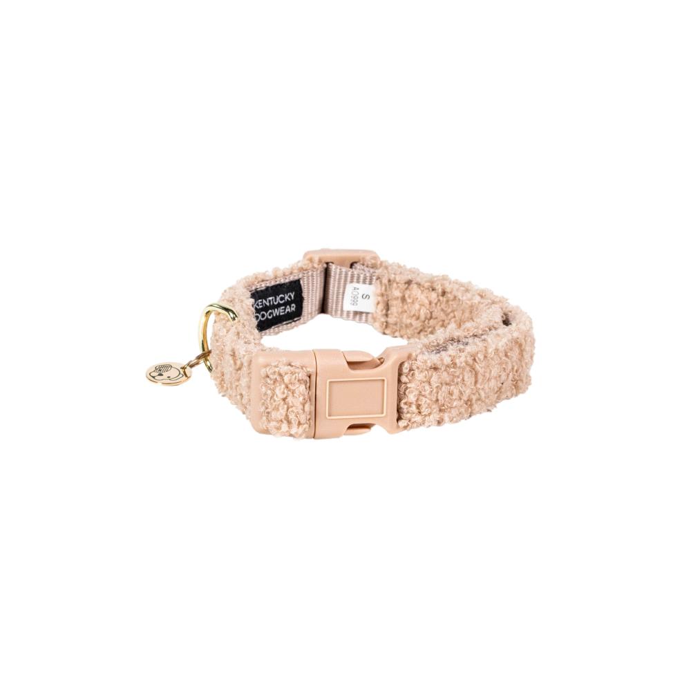 KENTUCKY® DOGWEAR Hundehalsband aus Teddyfleece, beige