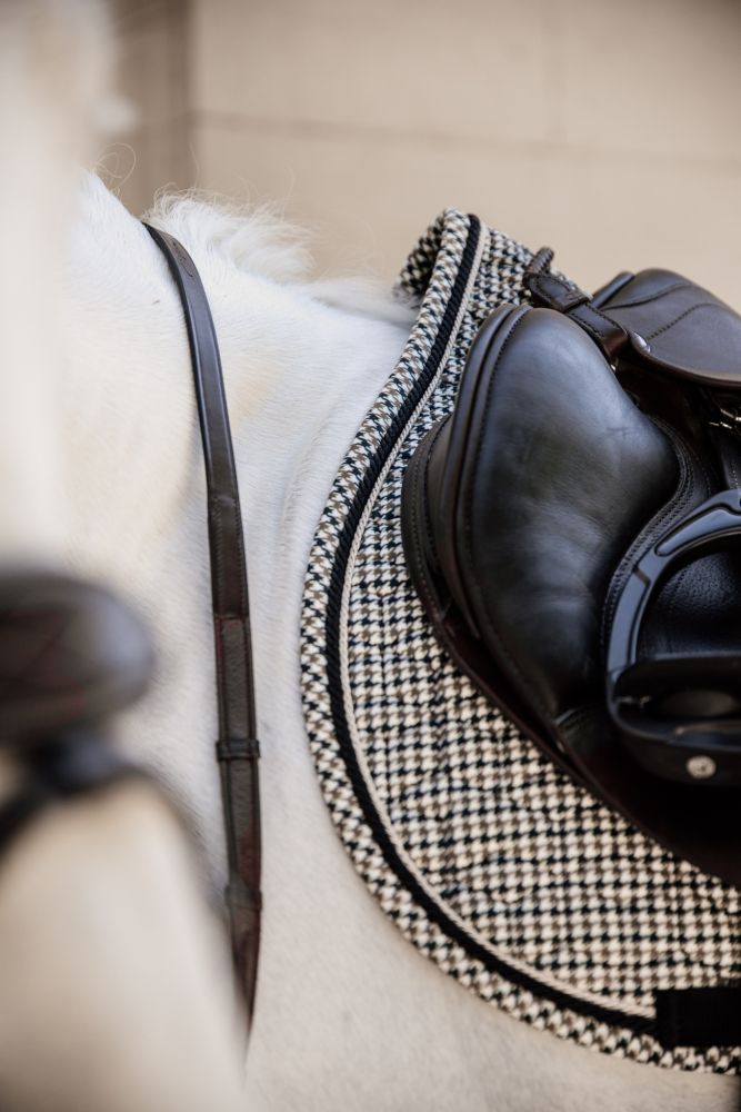 KENTUCKY® HORSEWEAR Schabracke Pied-de-Poule Springen, braun
