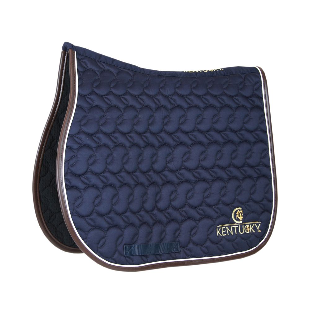 KENTUCKY® HORSEWEAR Schabracke Springen, marine/weiß/braun