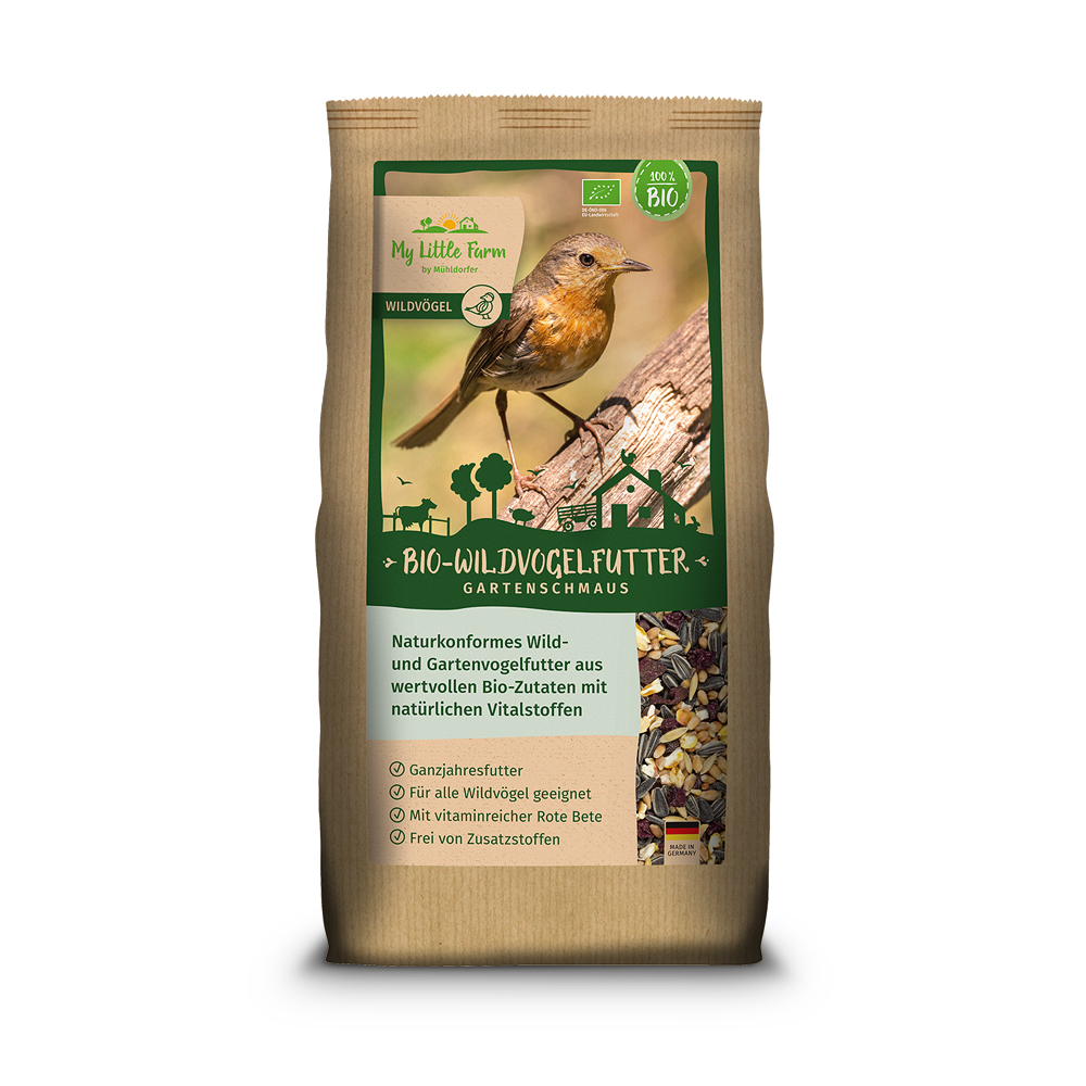 MY LITTLE FARM Bio-Wildvogelfutter Gartenschmaus