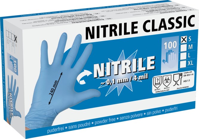 KERBL Einmalhandschuhe Nitril Classic