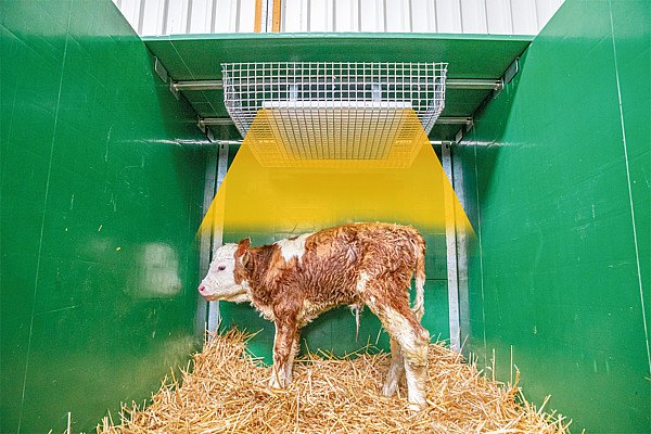 PATURA Abdeckung Kälberbox 1,20 m